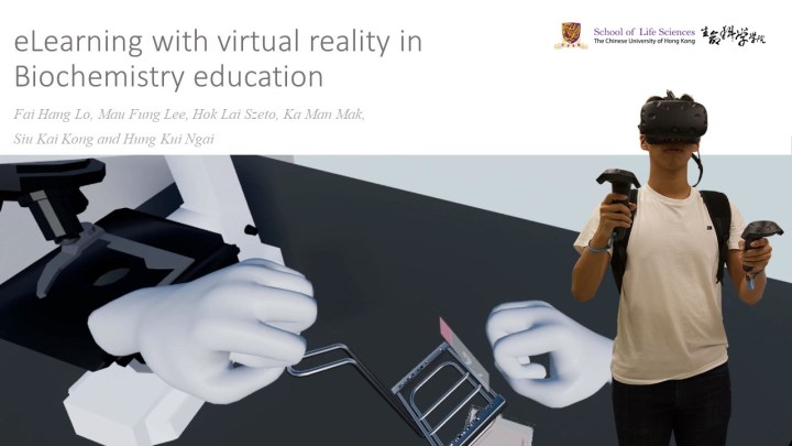 eLearning with virtual reality in Biochemistry education